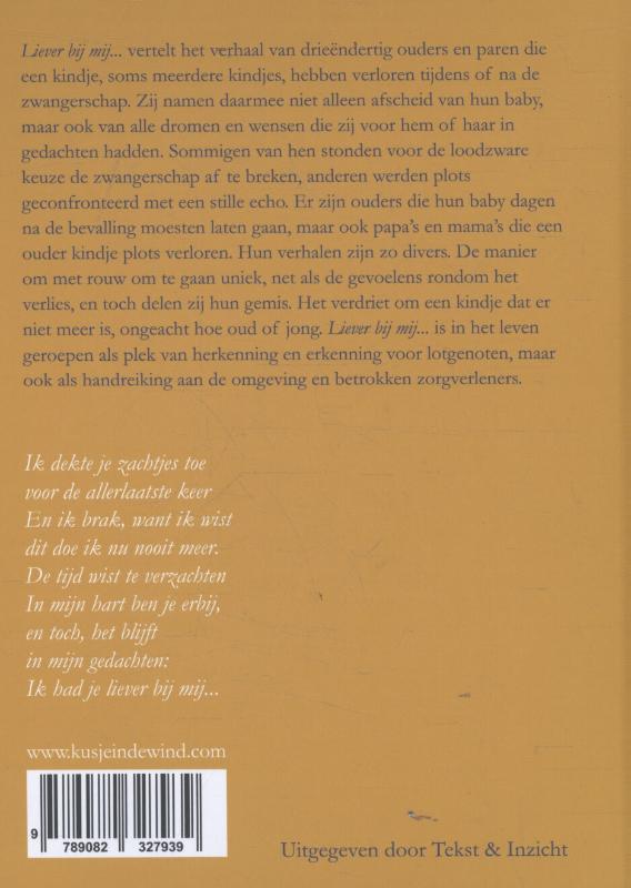 Liever bij mij... achterkant