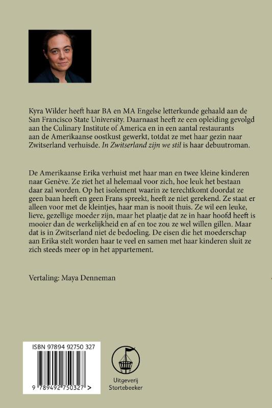 In Zwitserland zijn we stil achterkant