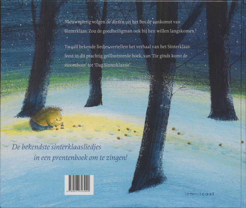 Zie de maan schijnt door de bomen achterkant