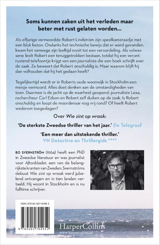 Wie zonder zonde is / Carl Edson / 2 achterkant