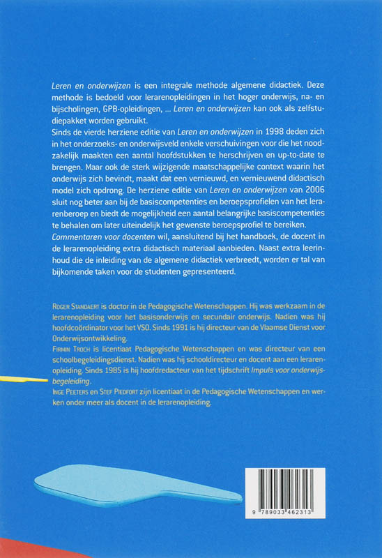 Leren en Onderwijzen achterkant