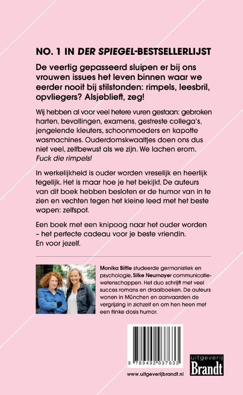 Fuck die rimpels! achterkant