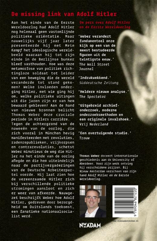 Hitlers metamorfose achterkant