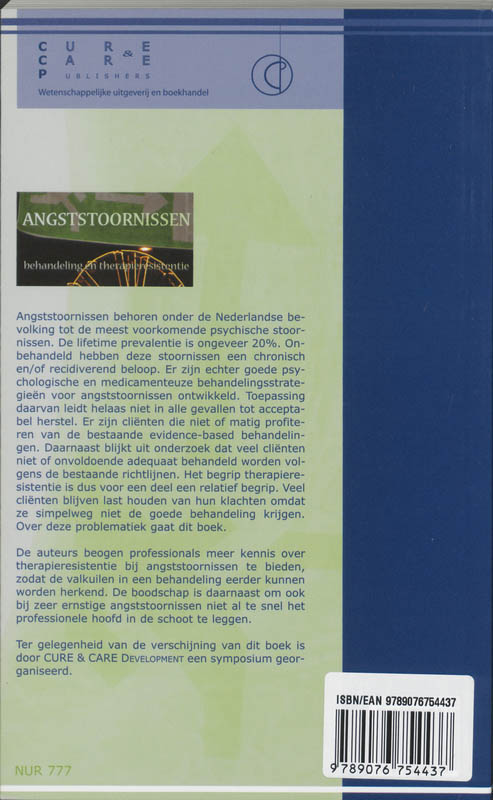Angststoornissen achterkant