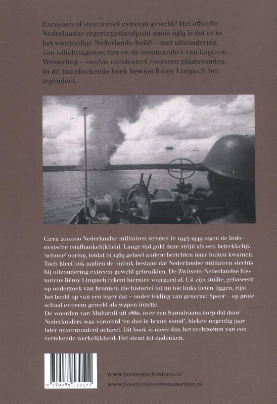 De brandende kampongs van Generaal Spoor achterkant