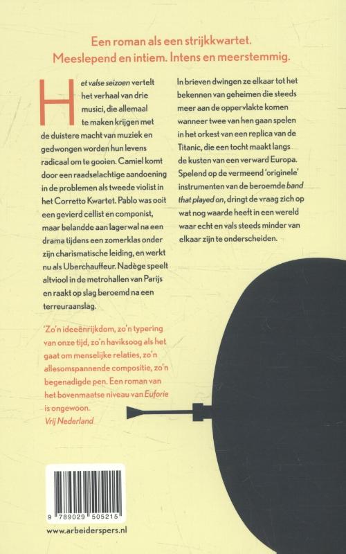 Het valse seizoen achterkant