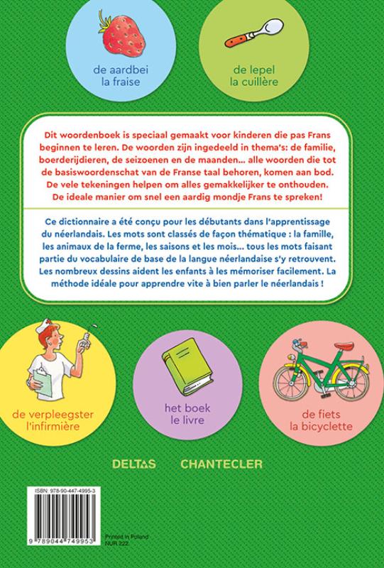 Ik leer Franse woorden / J'apprends des mots Néerlandais achterkant