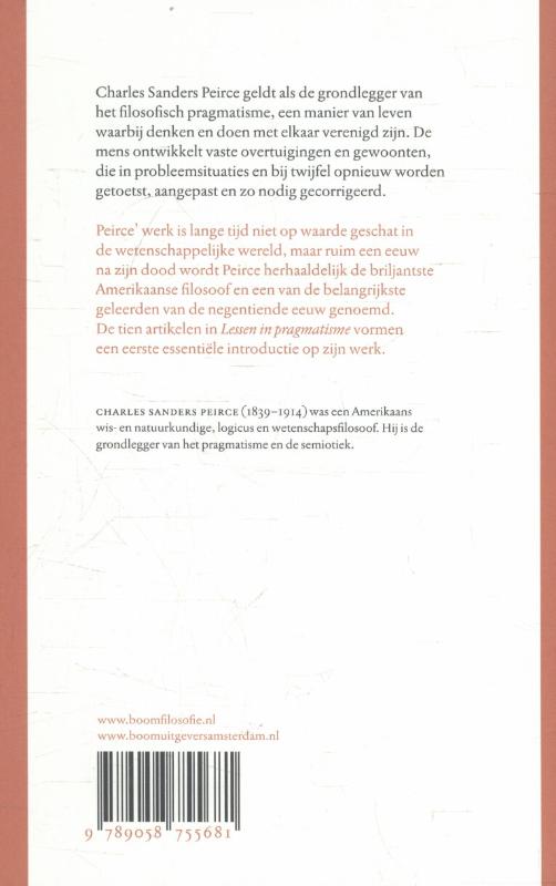 Lessen in pragmatisme / Boom klassiek achterkant