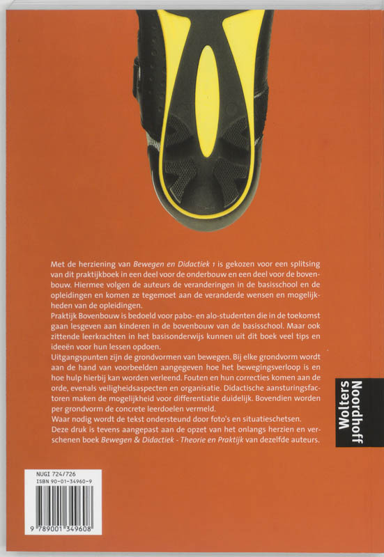 Praktijkboek bovenbouw Bewegen & didactiek achterkant