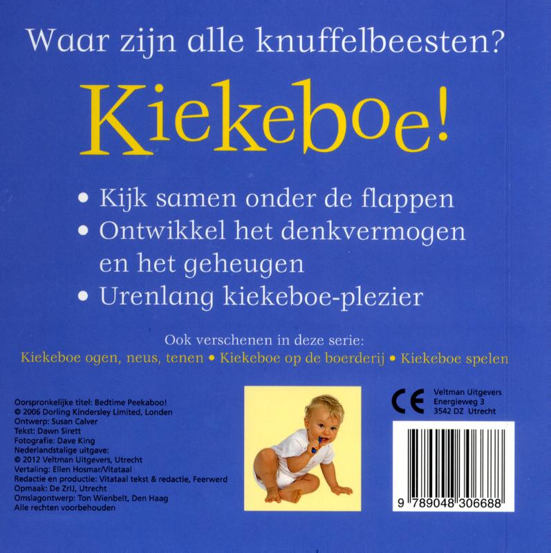 Kiekeboe slapen achterkant
