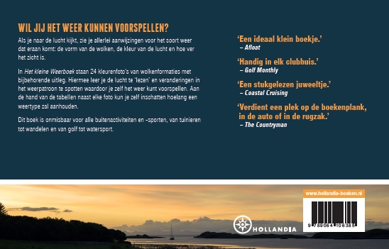 Het kleine weerboek achterkant