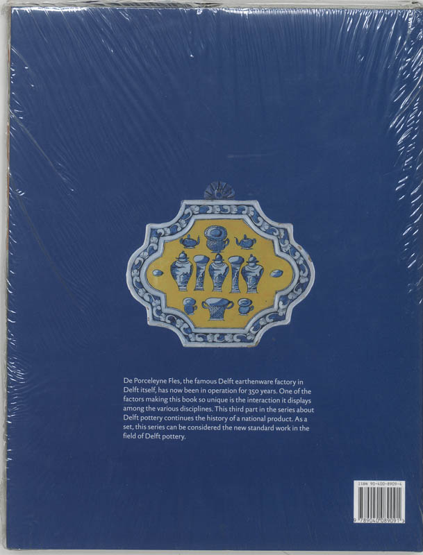 Delftware 3 De porseleyne fles achterkant