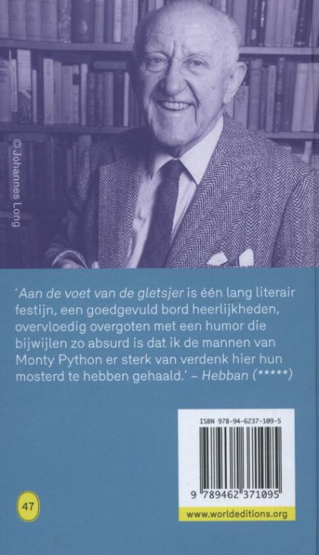 Aan de voet van de gletsjer achterkant