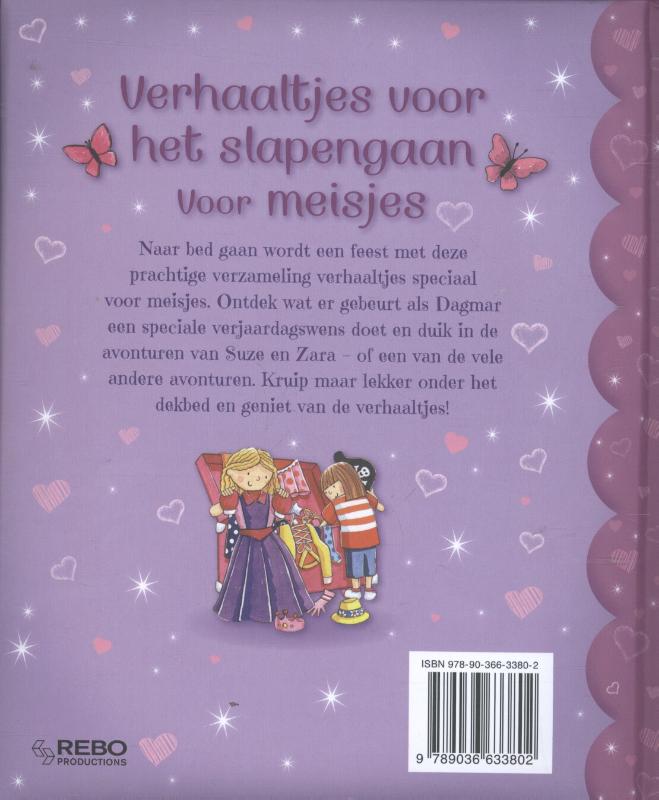 Verhaaltjes voor het slapengaan voor meisjes achterkant