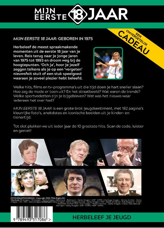 Geboren in 1975 / Mijn eerste 18 jaar achterkant