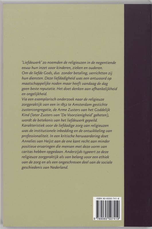 Liefdewerk achterkant