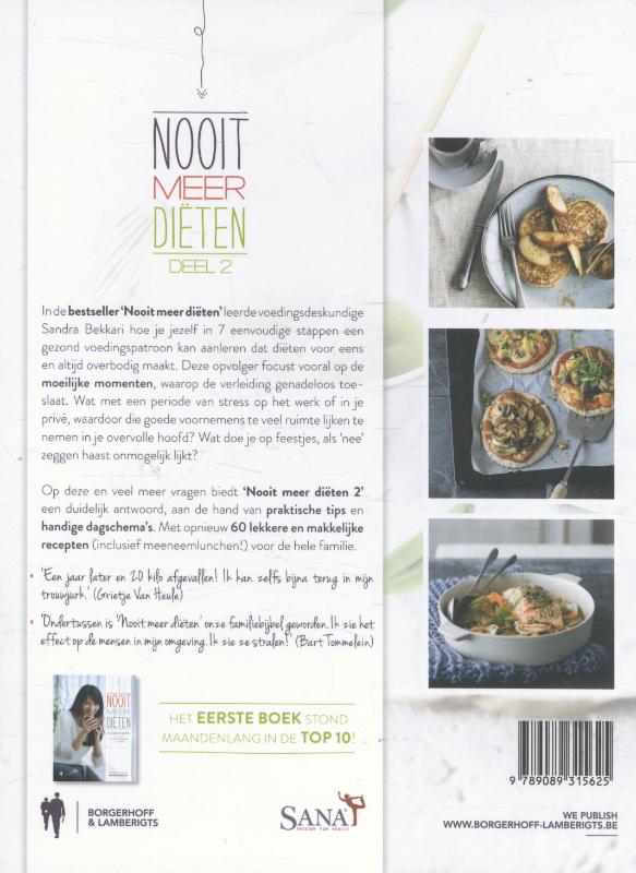 Nooit meer diëten 2 achterkant