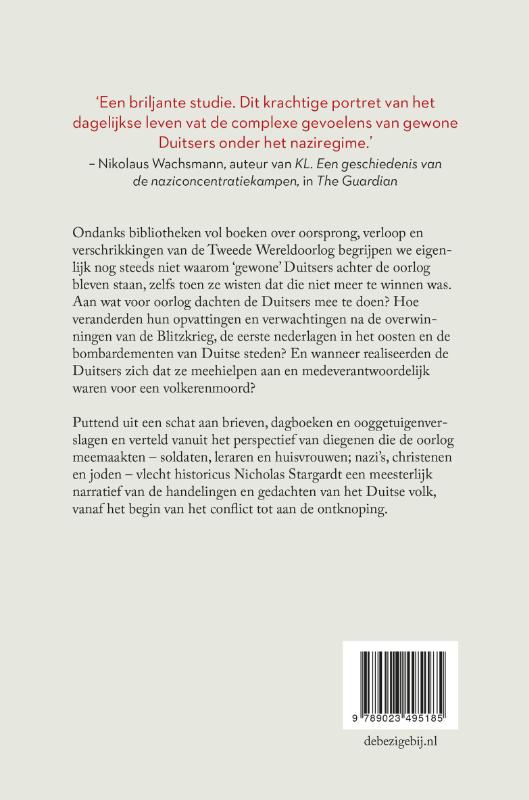 De Duitse oorlog achterkant