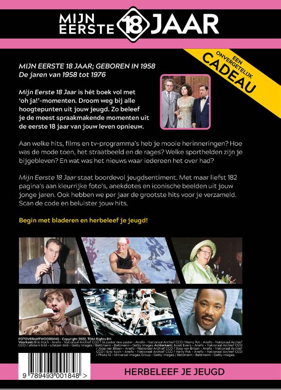 Geboren in 1958 / Mijn eerste 18 jaar achterkant