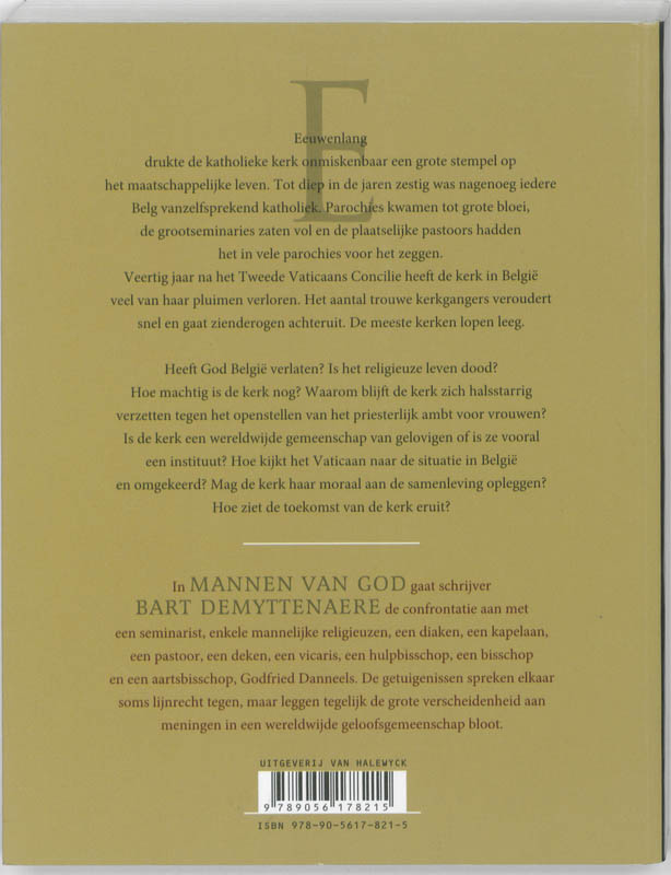 Mannen Van God achterkant