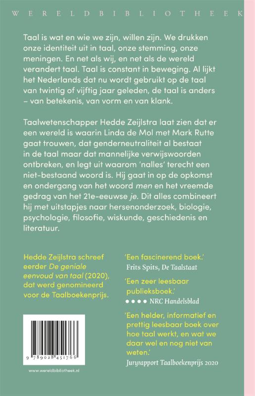 De betekenis van woorden / Het Nederlands van nu / 1 achterkant
