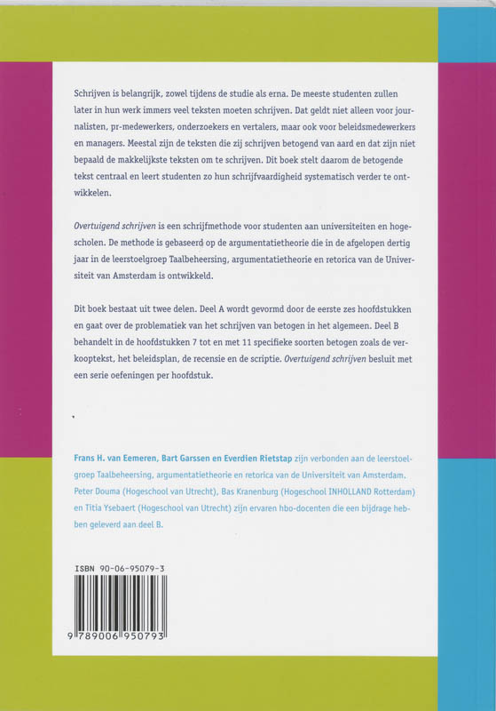 Overtuigend schrijven achterkant
