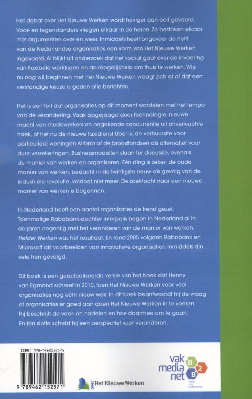 Het nieuwe werken voorbij achterkant