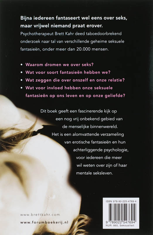 Dromen Over Seks achterkant