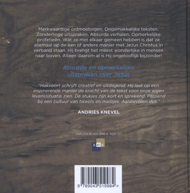 Ongelooflijk dagboek achterkant