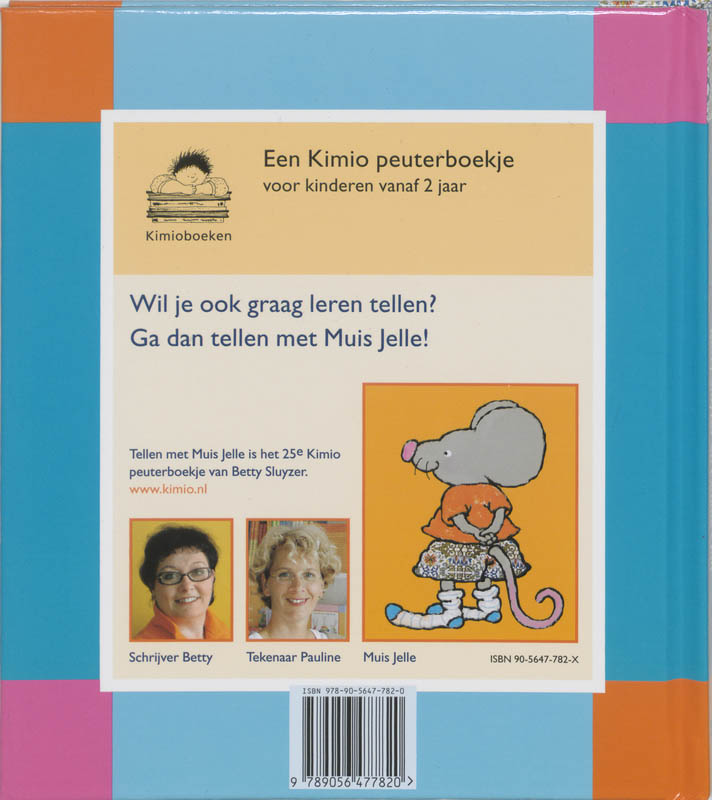 Tellen met Muis Jelle / Kimio achterkant