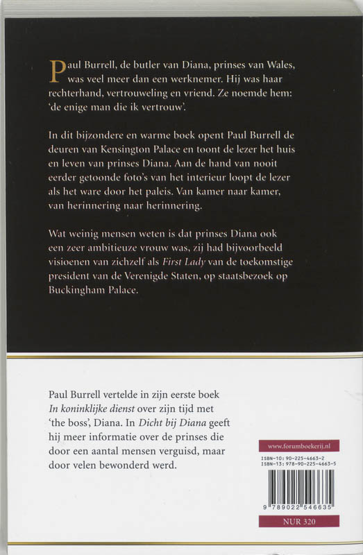 Dichtbij Diana achterkant