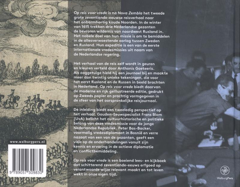 Op reis voor vrede achterkant