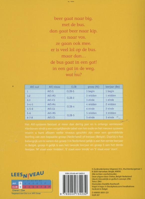 Met beer naar zee / Tijd voor een boek achterkant