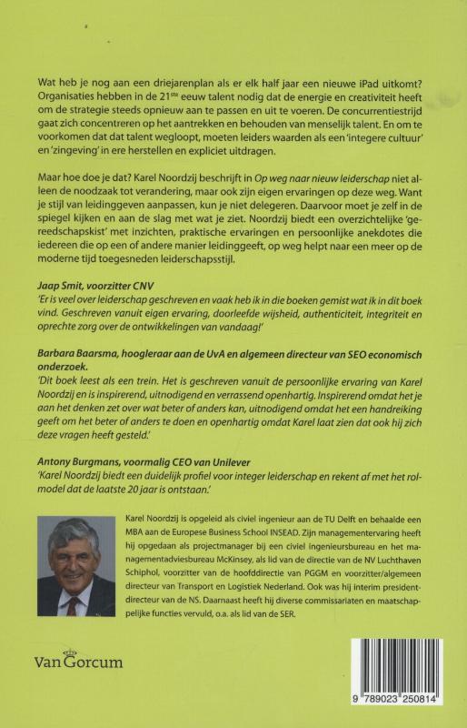 Op weg naar nieuw leiderschap achterkant