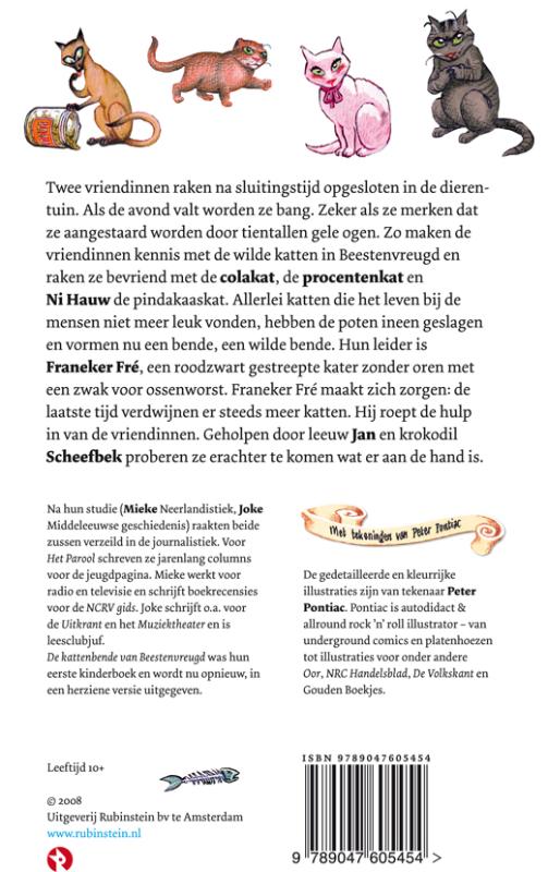 De kattenbende van Beestenvreugd achterkant