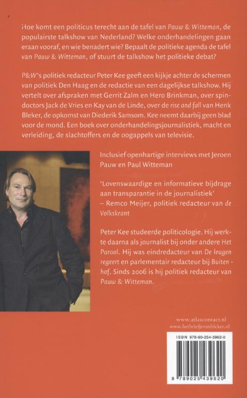 Het briefje van Bleker achterkant