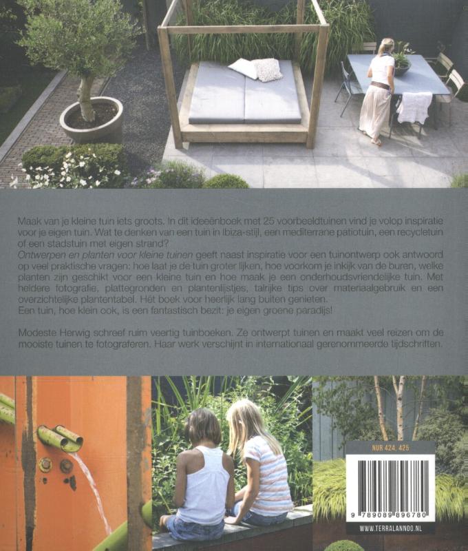 Ontwerpen en planten voor kleine tuinen achterkant