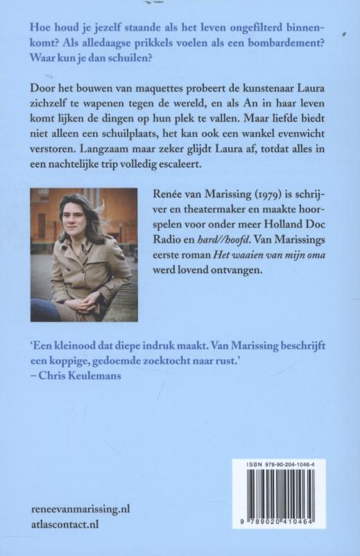 Strak blauw achterkant