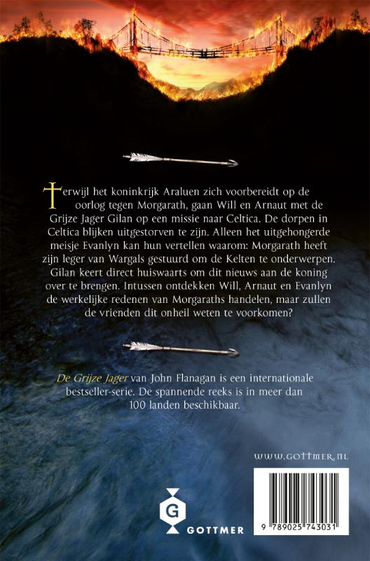 De brandende brug / De Grijze Jager / 2 achterkant