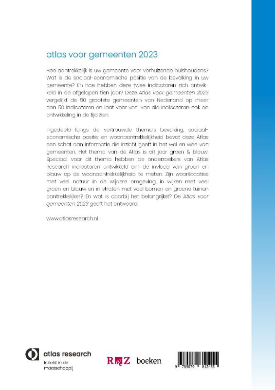 Atlas voor gemeenten 2023 / Atlas voor gemeenten achterkant