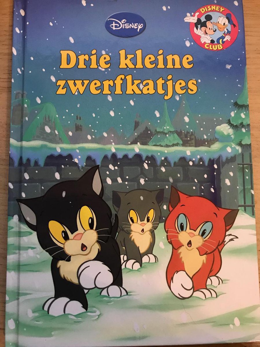 Drie kleine zwerfkatjes Disney club leesboek met luister CD