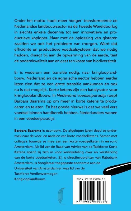 Nederland voedselparadijs achterkant