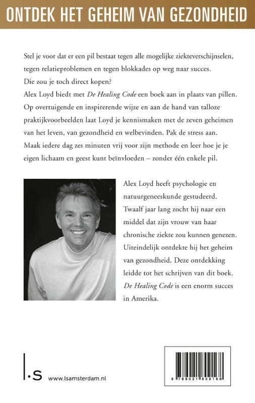 De healing code achterkant