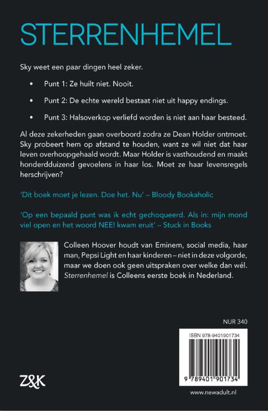 Sterrenhemel achterkant