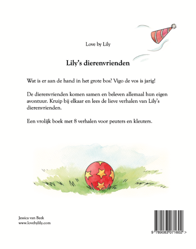 Lily's Dierenvrienden achterkant