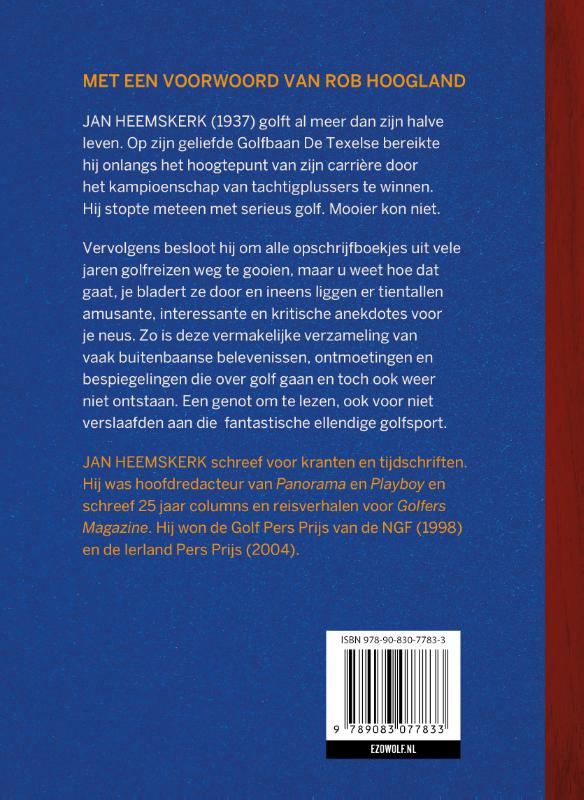 Reis om de wereld in 80 golfverhalen achterkant