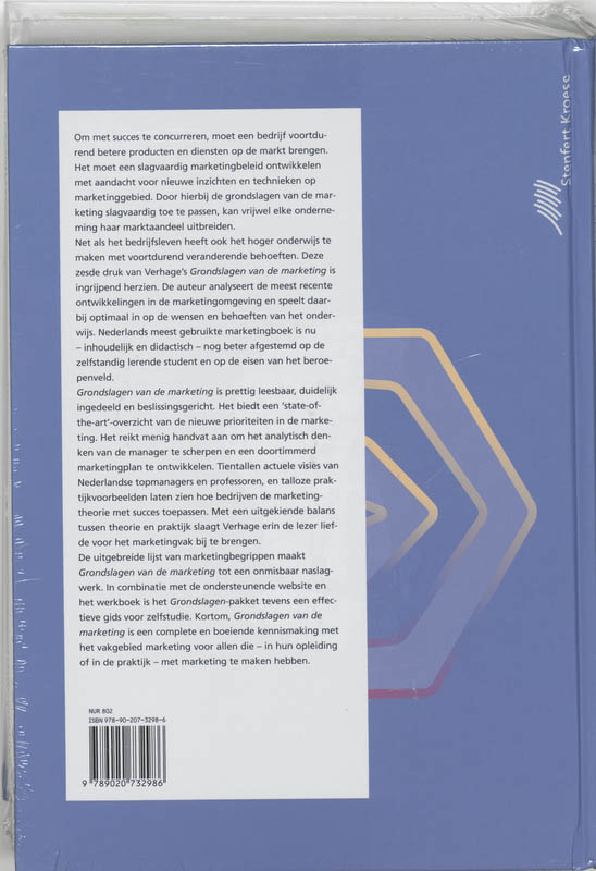 Grondslagen van de marketing achterkant