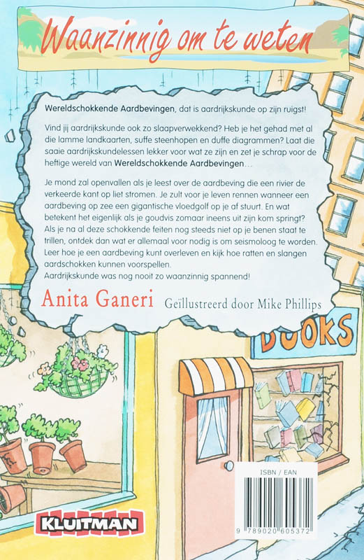 Wereldschokkende aardbevingen / Waanzinnig om te weten achterkant