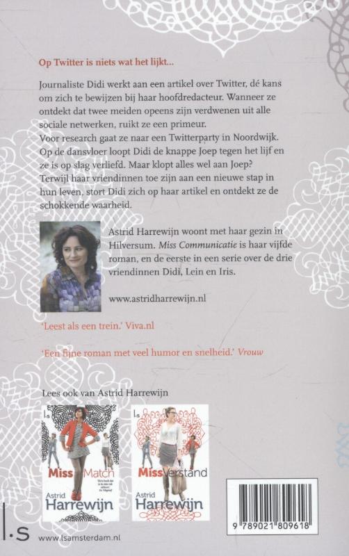 Miss Communicatie achterkant