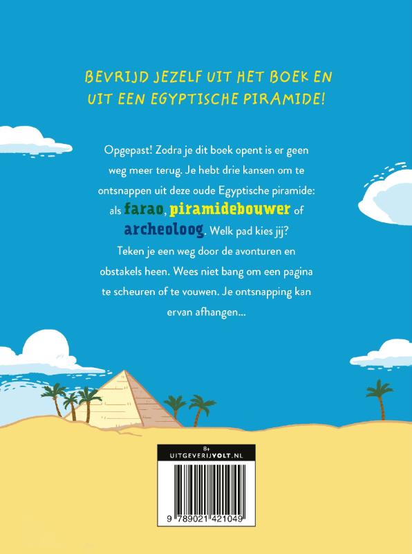 Ontsnap uit dit boek-Egypte achterkant